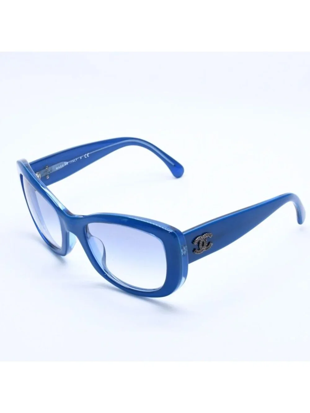 Chanel Sunglasses Eyewear CC Logo Blue